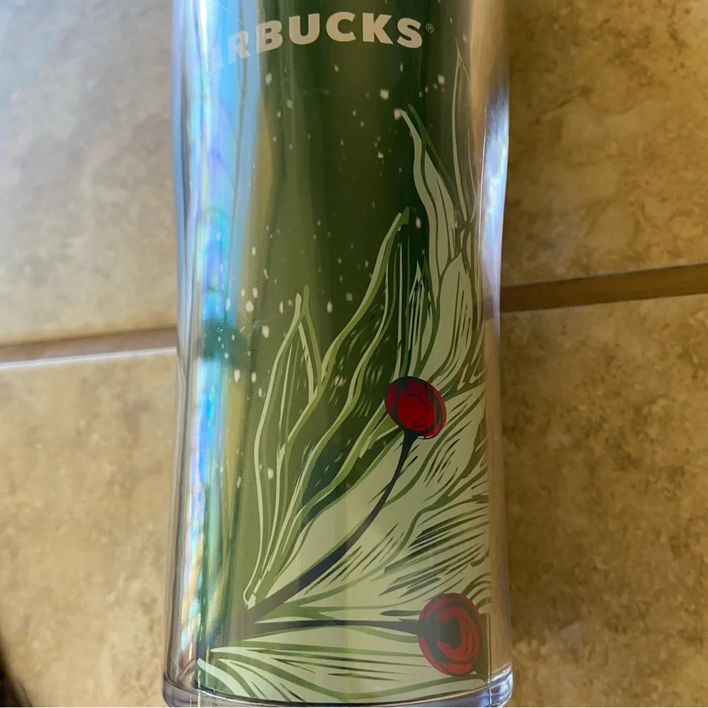 Starbucks Holiday Insulated Green Travel Tumbler